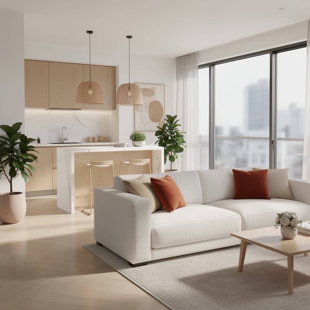 Apartamento moderno para aluguel de temporada